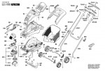Bosch 3 600 H82 130 ROTAK 37 (ERGOFLEX) Lawnmower Spare Parts